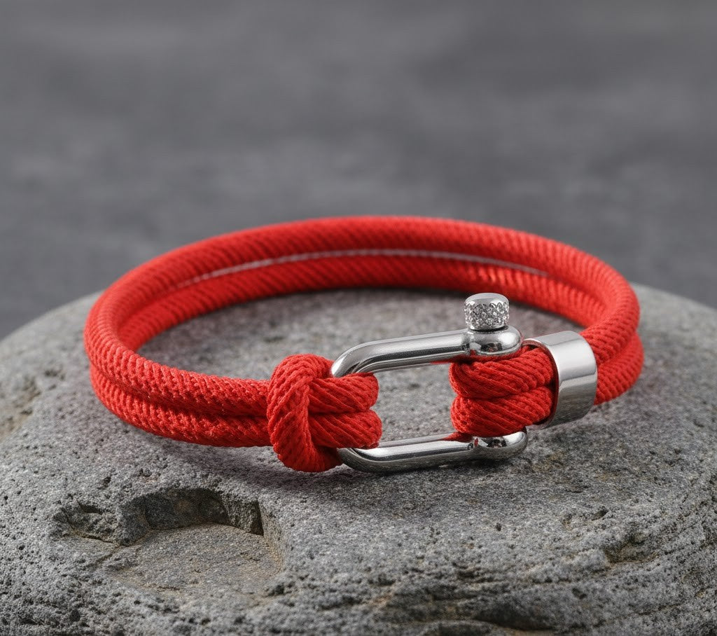 Bracelet Manille « Rosso »