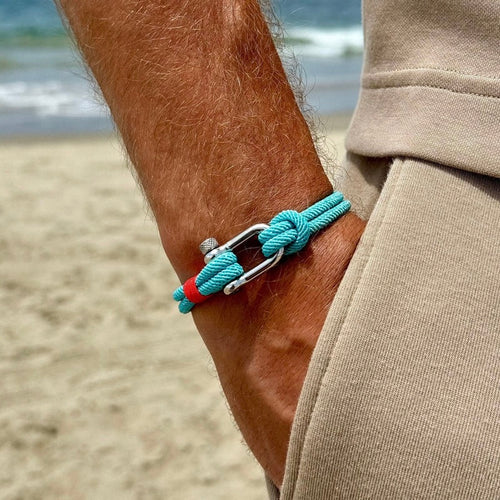 Bracelet Manille Sport « Blue Pacific »