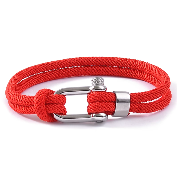 Bracelet Manille « Rosso »