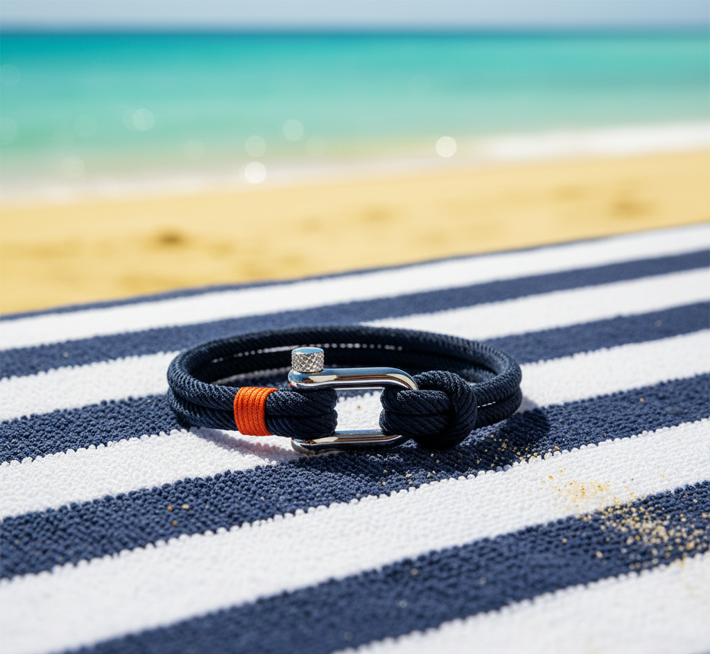 Bracelet Manille Sport « Marina Blue »