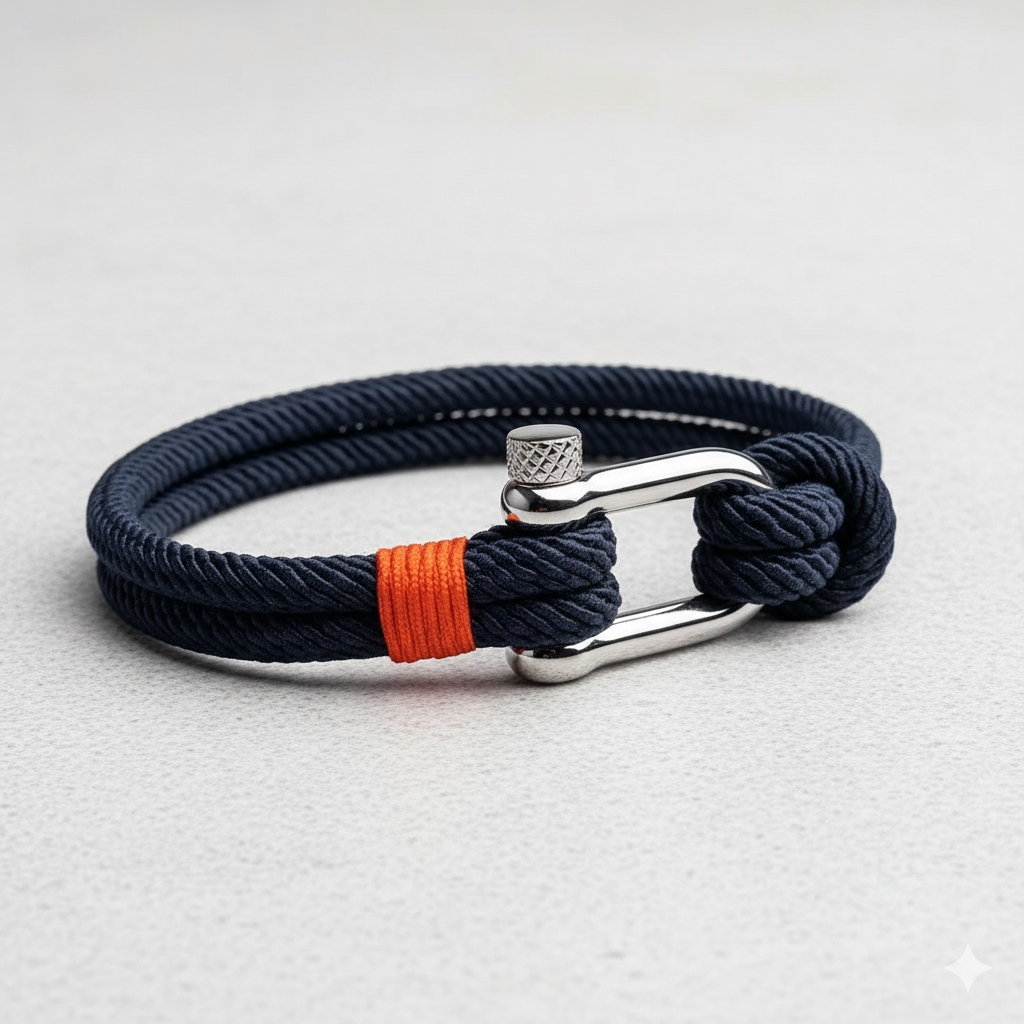 Bracelet Manille Sport « Marina Blue »