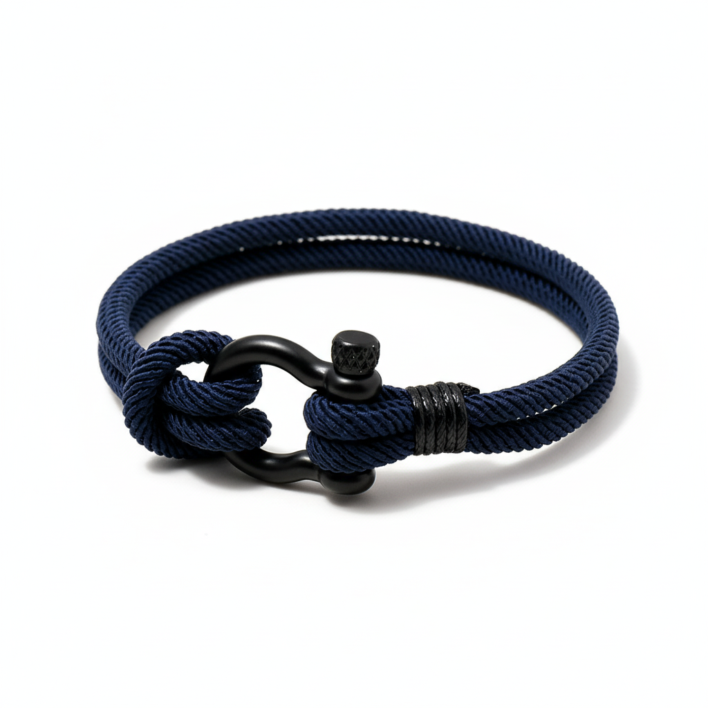 Bracelet Mousqueton « Marina Blue »