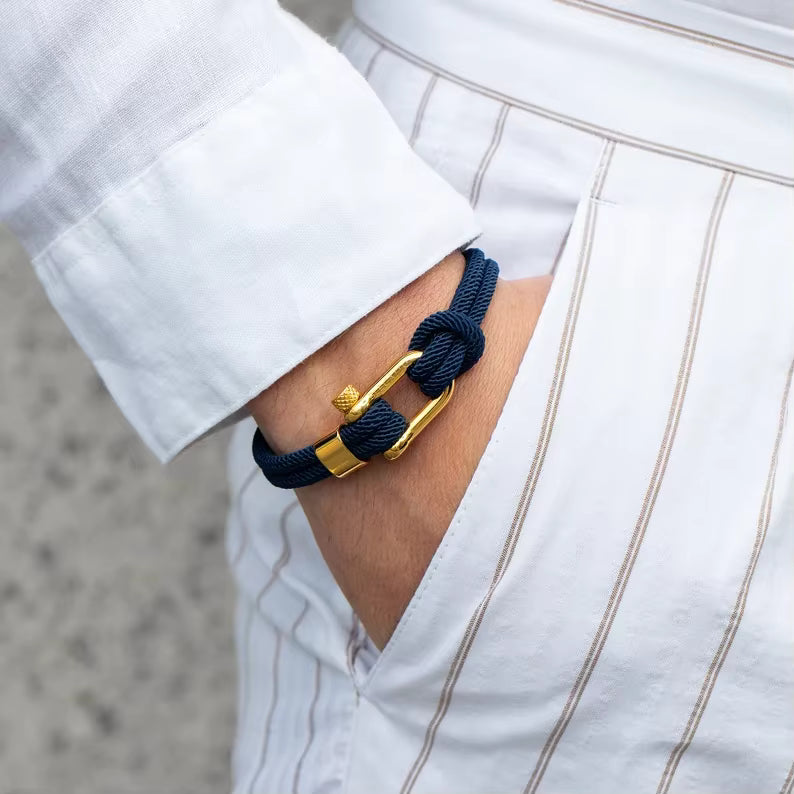 Bracelet "Manille" Deep Blue