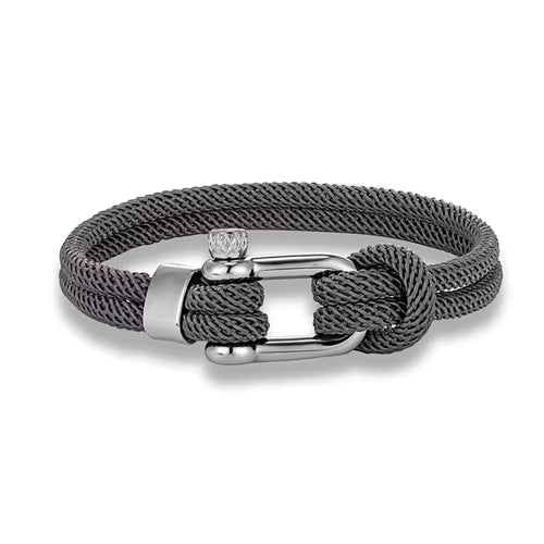 Bracelet "Manille" Gris