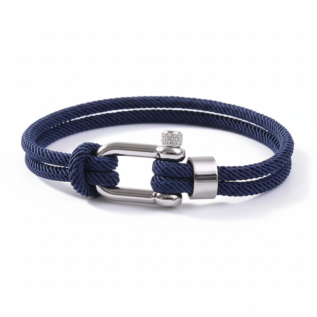 Bracelet "Manille" Marina grey