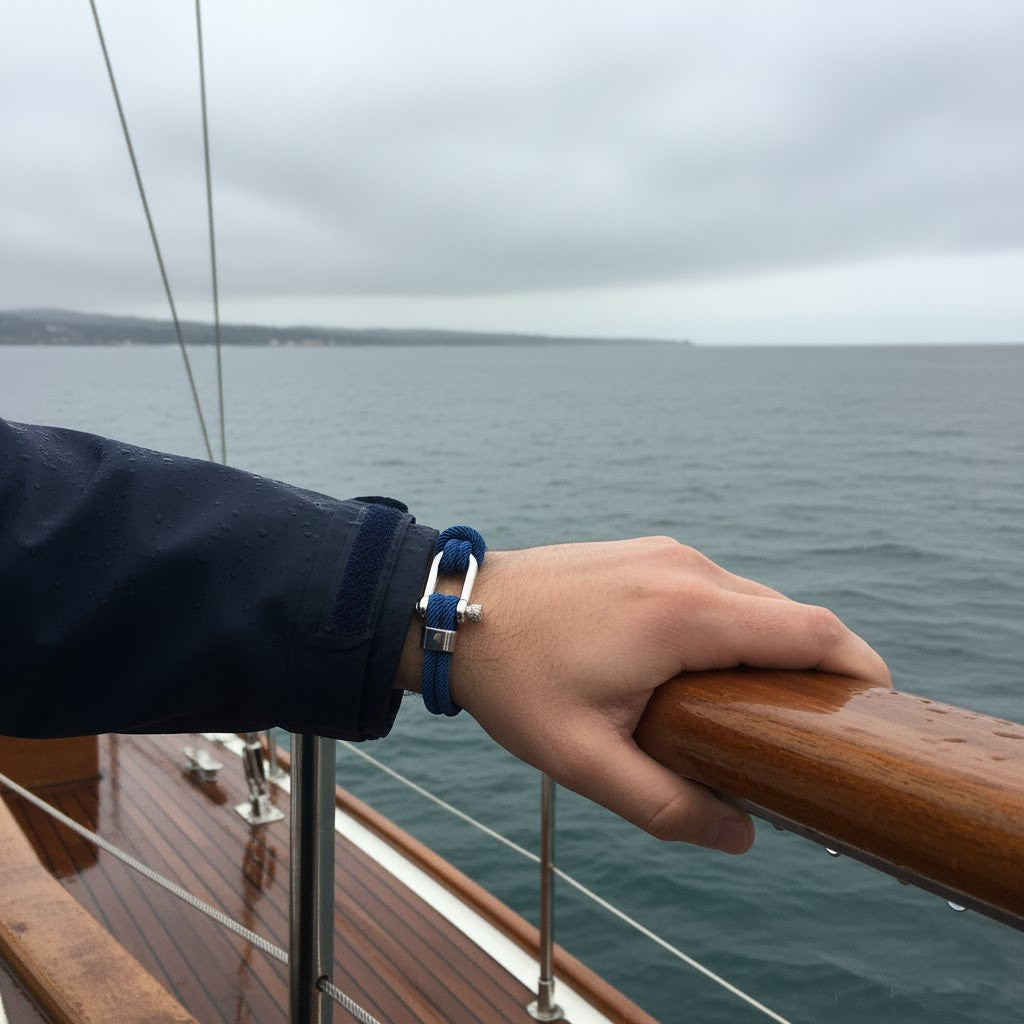 Bracelet Manille « Azur »