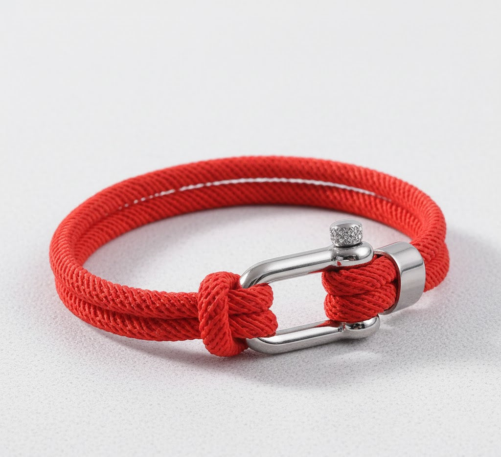 Bracelet Manille « Rosso »
