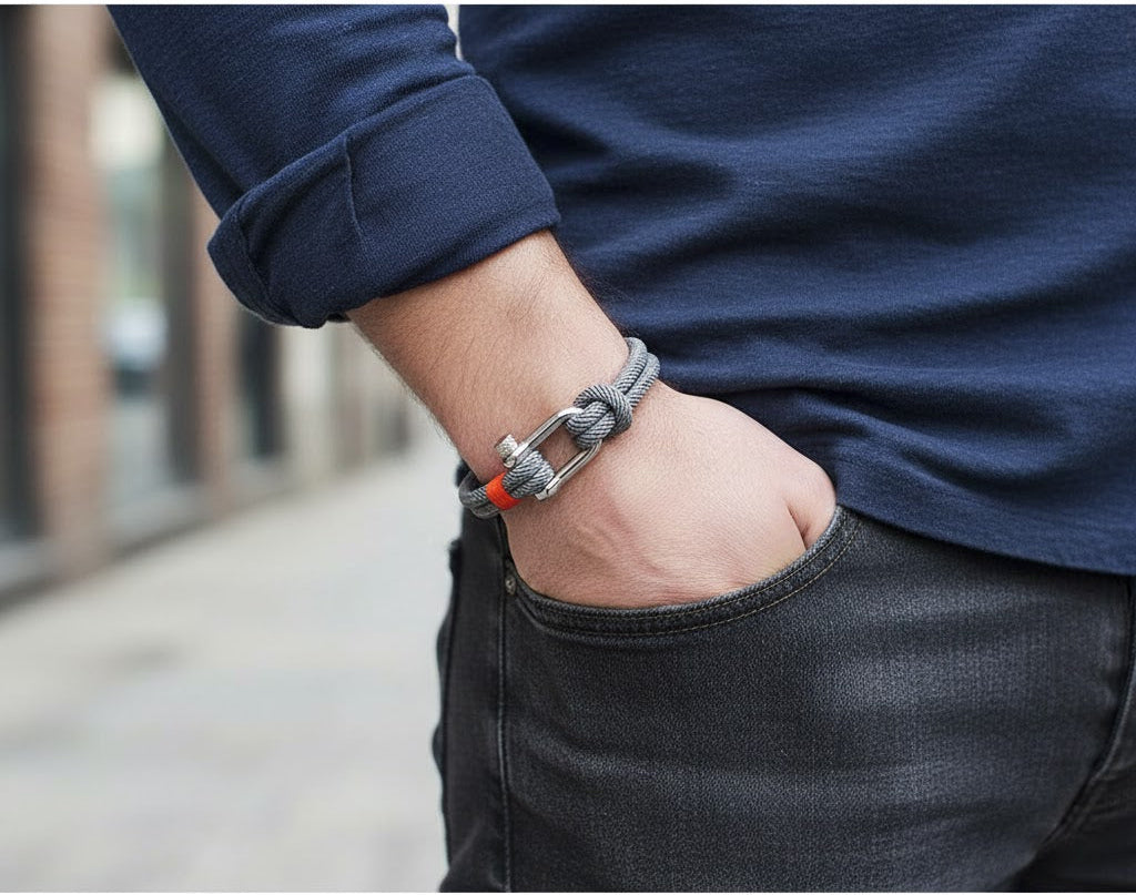 Bracelet Manille Sport « Grey »